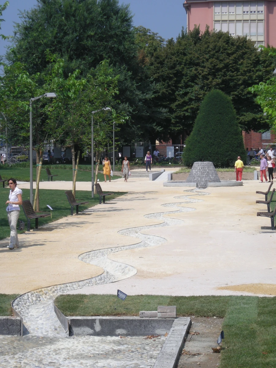 Viale alberato del Passeggio di Lodi come porta d'ingresso verde alla città